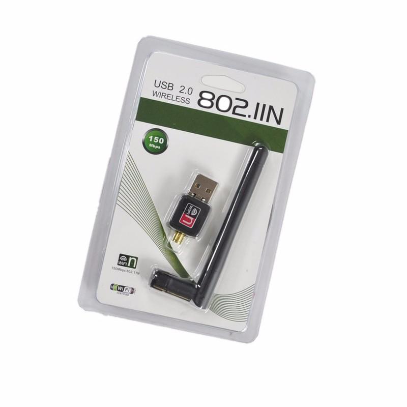 USB Wifi - USB thu Wifi 802.11n Cho Máy Bàn Có Anten