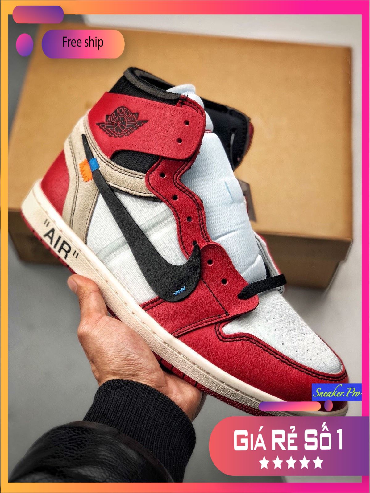 Jordan 1 Off White Chicago Giá Rẻ Tháng 8,2023|Biggo Việt Nam