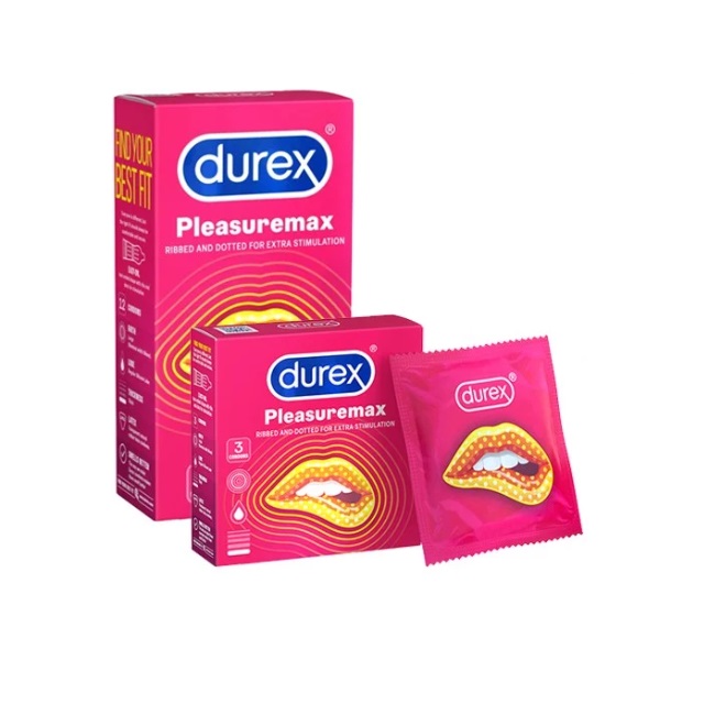 Bao cao su nhiều gai durex pleasuremax - giúp tăng kích thích - nhập khẩu thái lan - che tên sản phẩm