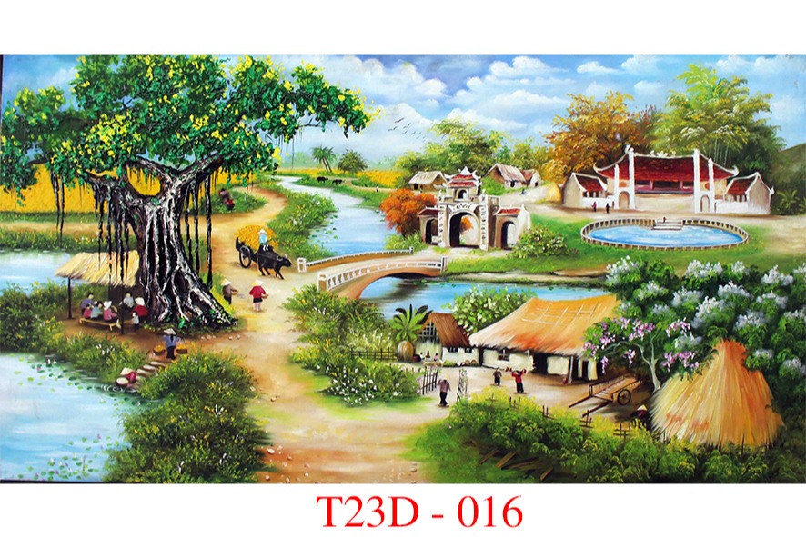 Tranh 3D bể Cá T23D 016 Fuil Kích THước