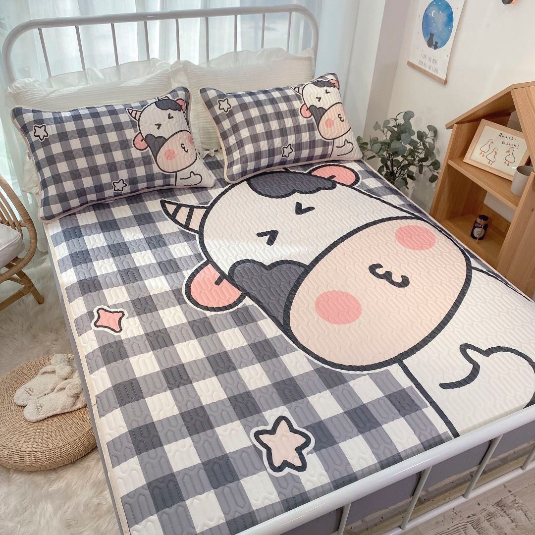 (HÀNG MỚI VỀ-GIÁ SỰC SỐC) CHIẾU ĐIỀU HÒA CAO SU NON RẤT DÀY VÀ ÊM ĐỦ SIZE 1M6/ 1M8/ 2M2, SÉT CHIẾU ĐIỀU HÒA TẶNG KÈM 2 VỎ GỐI - CHIẾU TENCEL LATEXX CAO SU NON - MẪU CHIẾU VÂN TRÒN - CHIẾU LÀM MÁT HỌA TIẾT CỰC ĐẸP