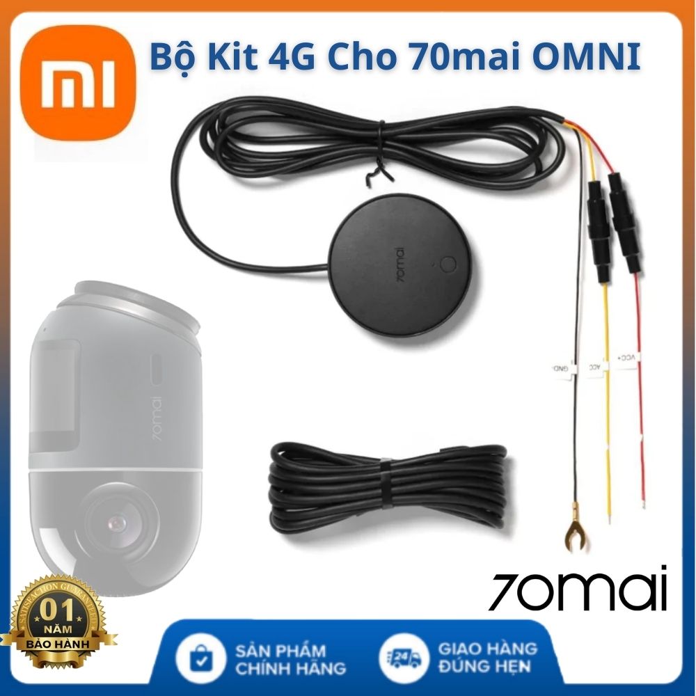  Bộ Kit 4G Cho Camera Hành Trình ô tô xiaomi 70mai OMNI Hardwire Kit UP04 cao cấp - bảo hành 12 tháng Chính hãng 