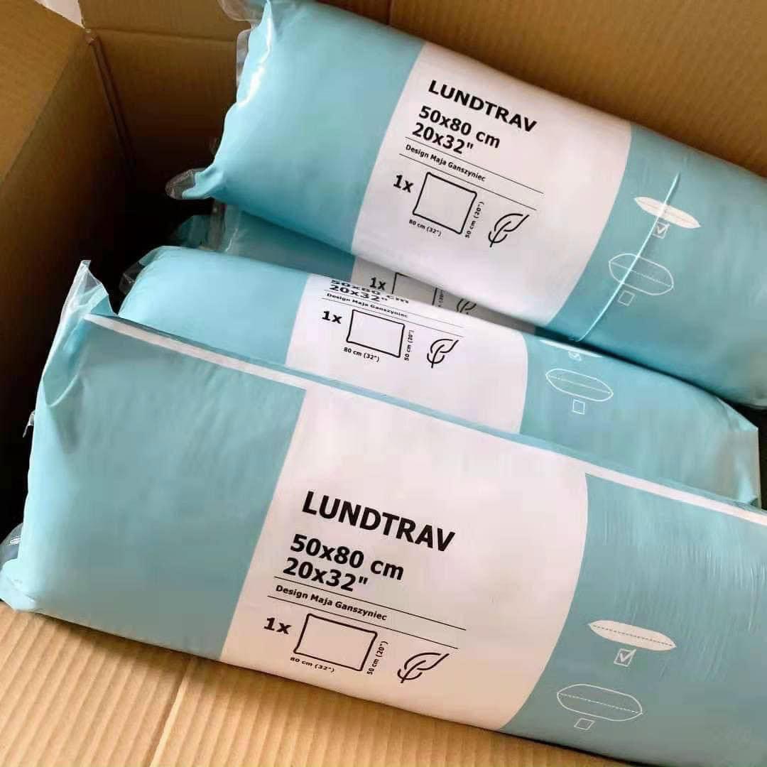 Ruột gối ikea đc làm từ sợi bông cotton 100%
