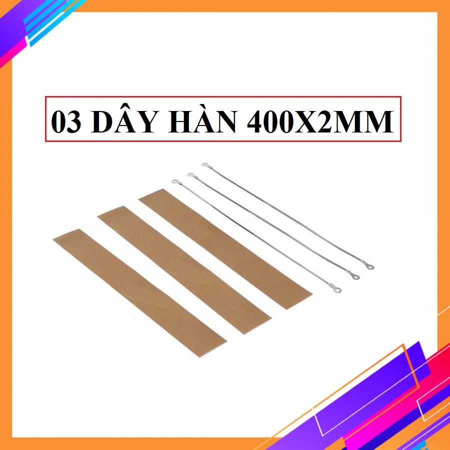Dây hàn thay thế cho máy hàn miệng túi 400x2mm
