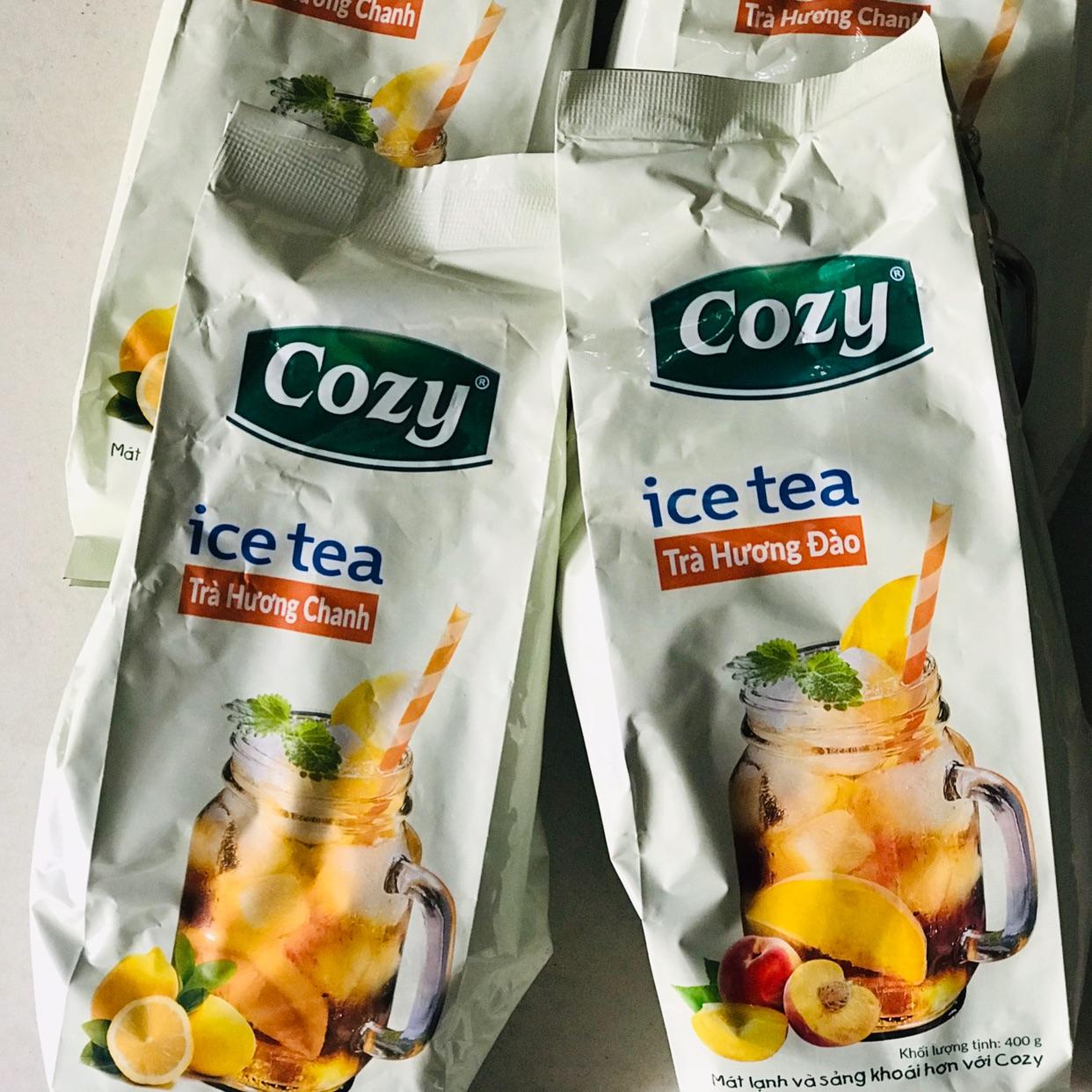 Trà đào hoà tan cozy 400g