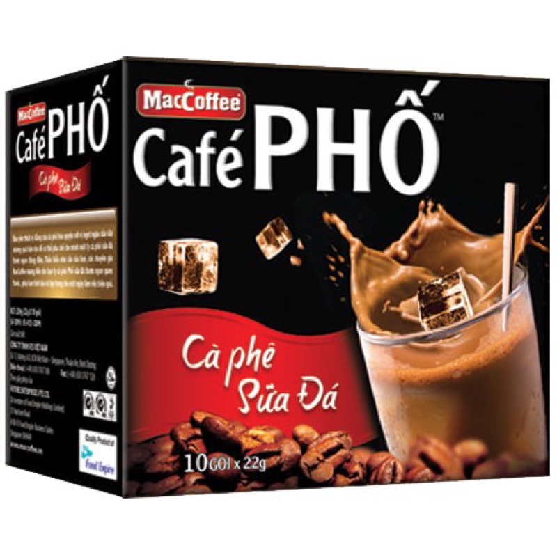 - hộp cà phê phố sữa đá 240g