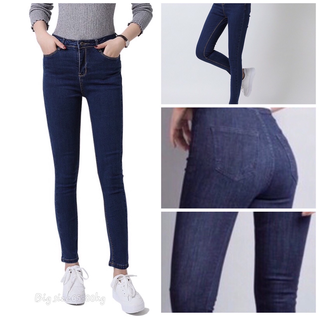Quần jean nữ Quần bò nữ BigSize co giãn thời trang gồm nhiều màu