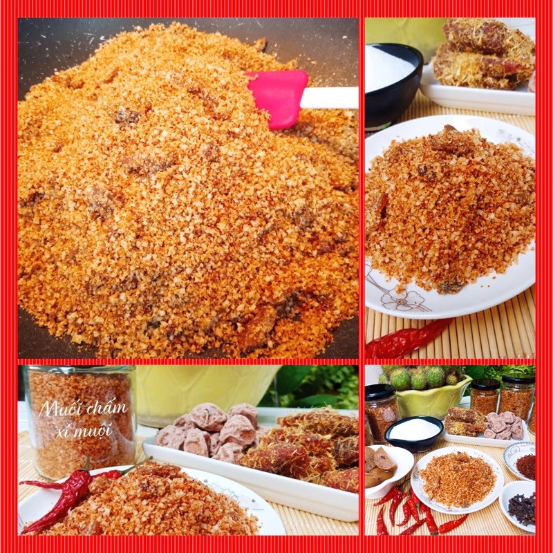 Túi 500g Muối xí muội - muối ô mai Đà Lạt chính gốc - thơm ngọt mặn chua cay chấm trái cây ngon tuyệt