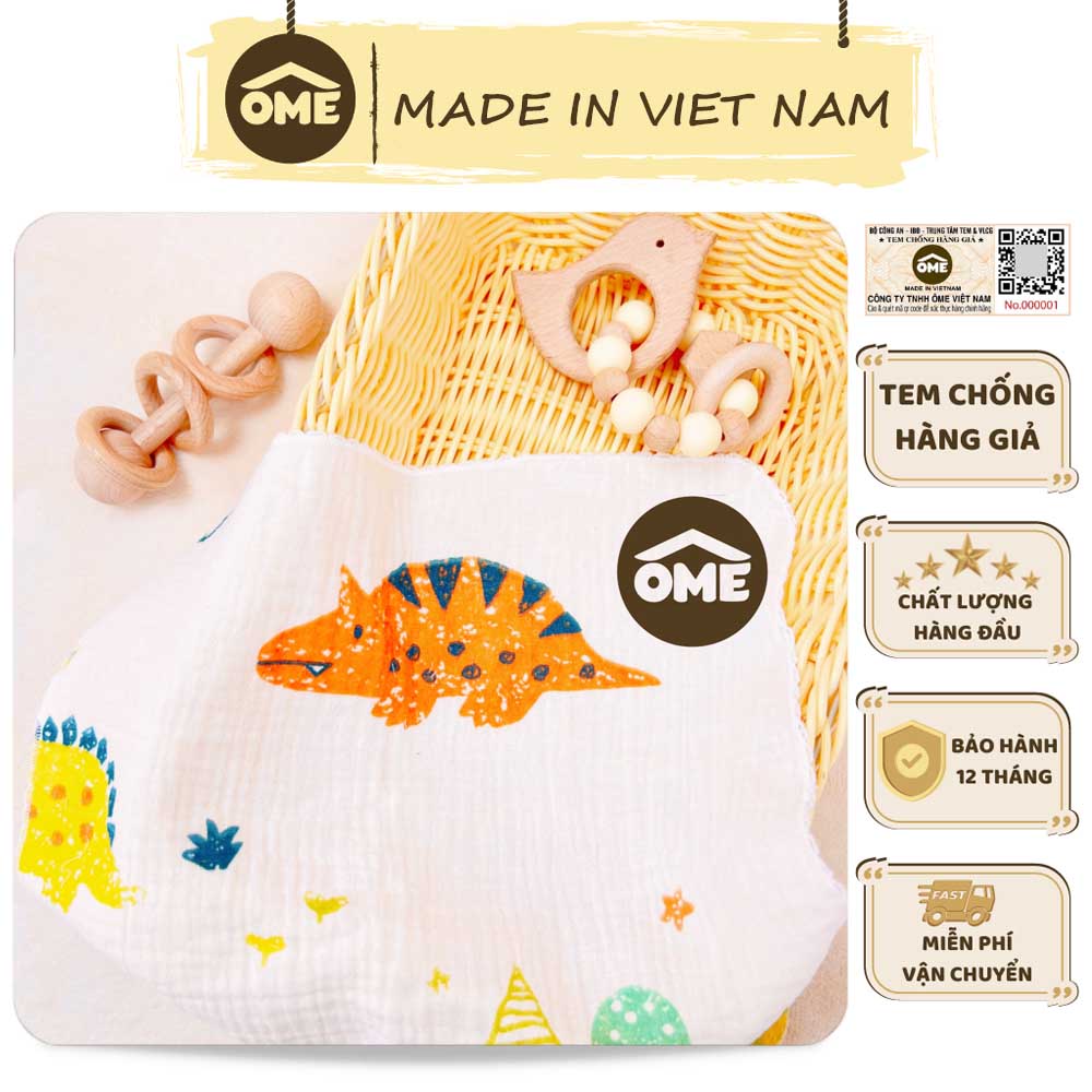 Khăn sữa sợi tre ome