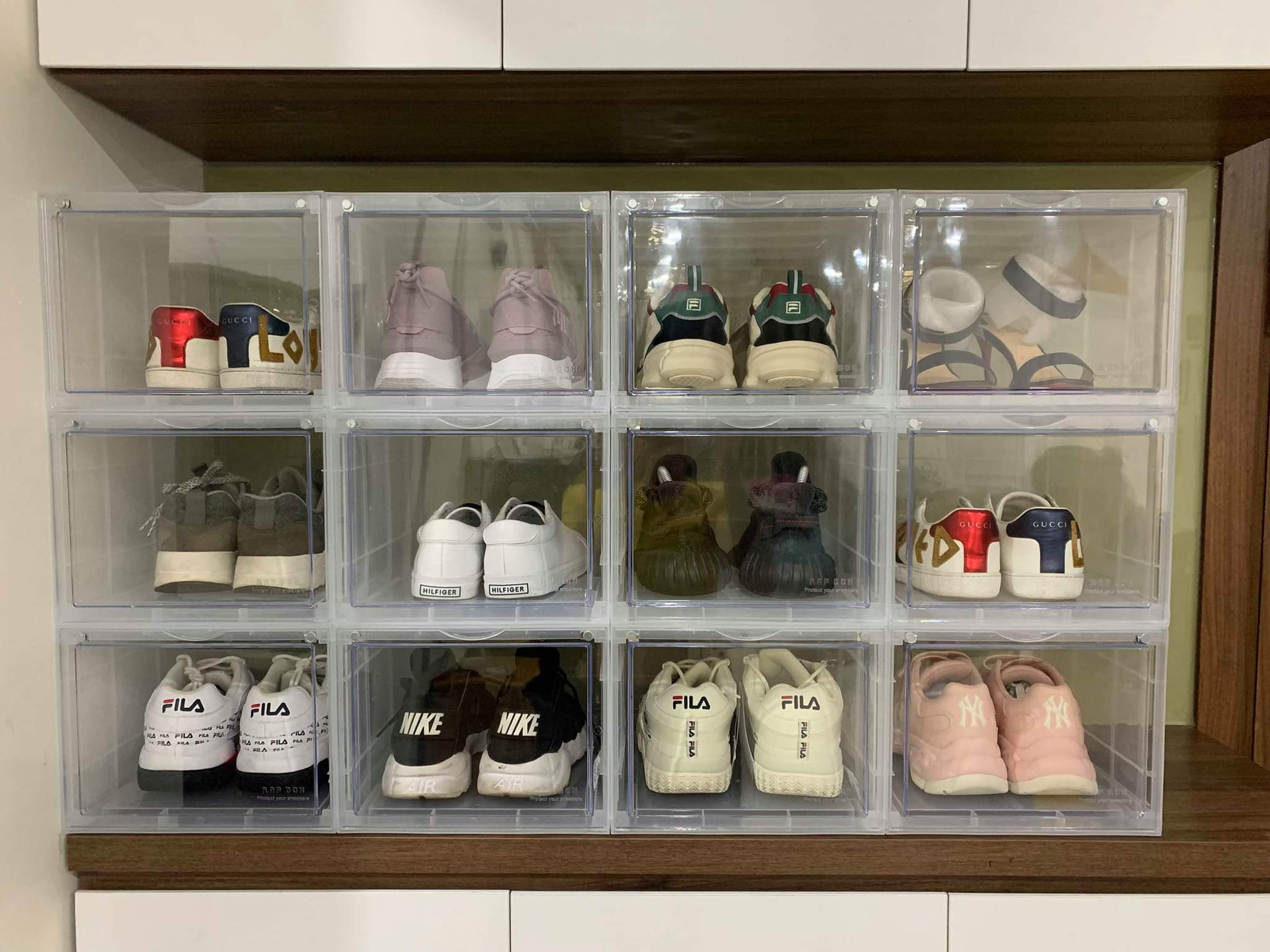 Combo 10 hộp đựng giày Trắng Rapbox