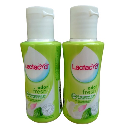 2 Chai dung dịch vệ sinh lactacyd trầu 60g