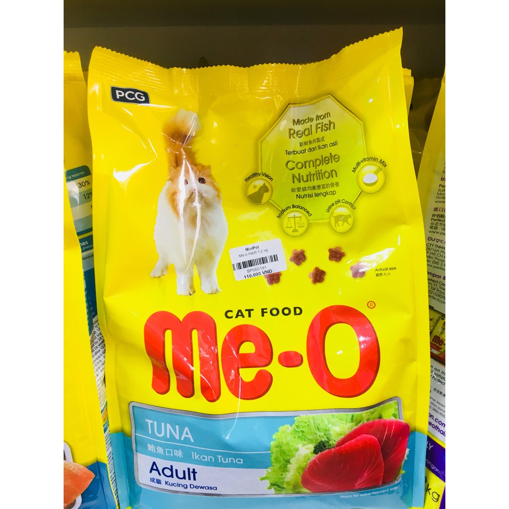 Thức Ăn Cho Mèo Me-O Gói 1,2kg