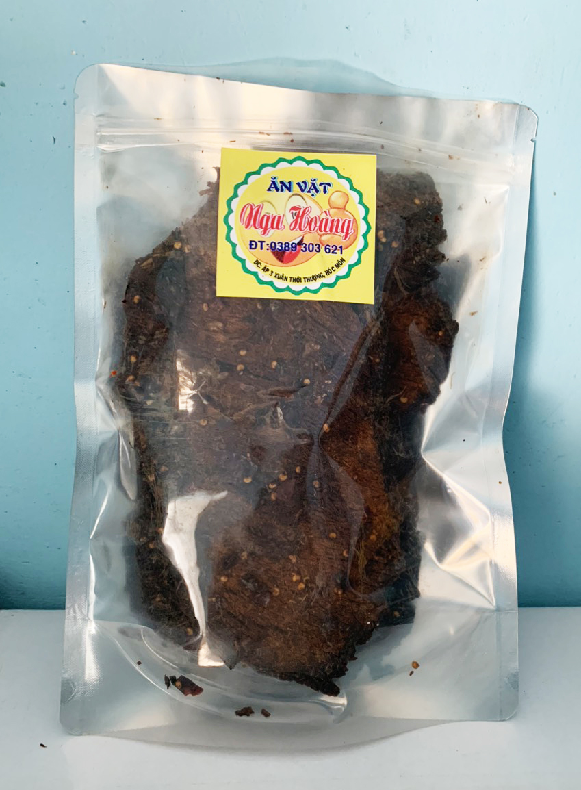 500gr Khô bò miếng đen Nga Hoàng hàng ngon mềm dẻo