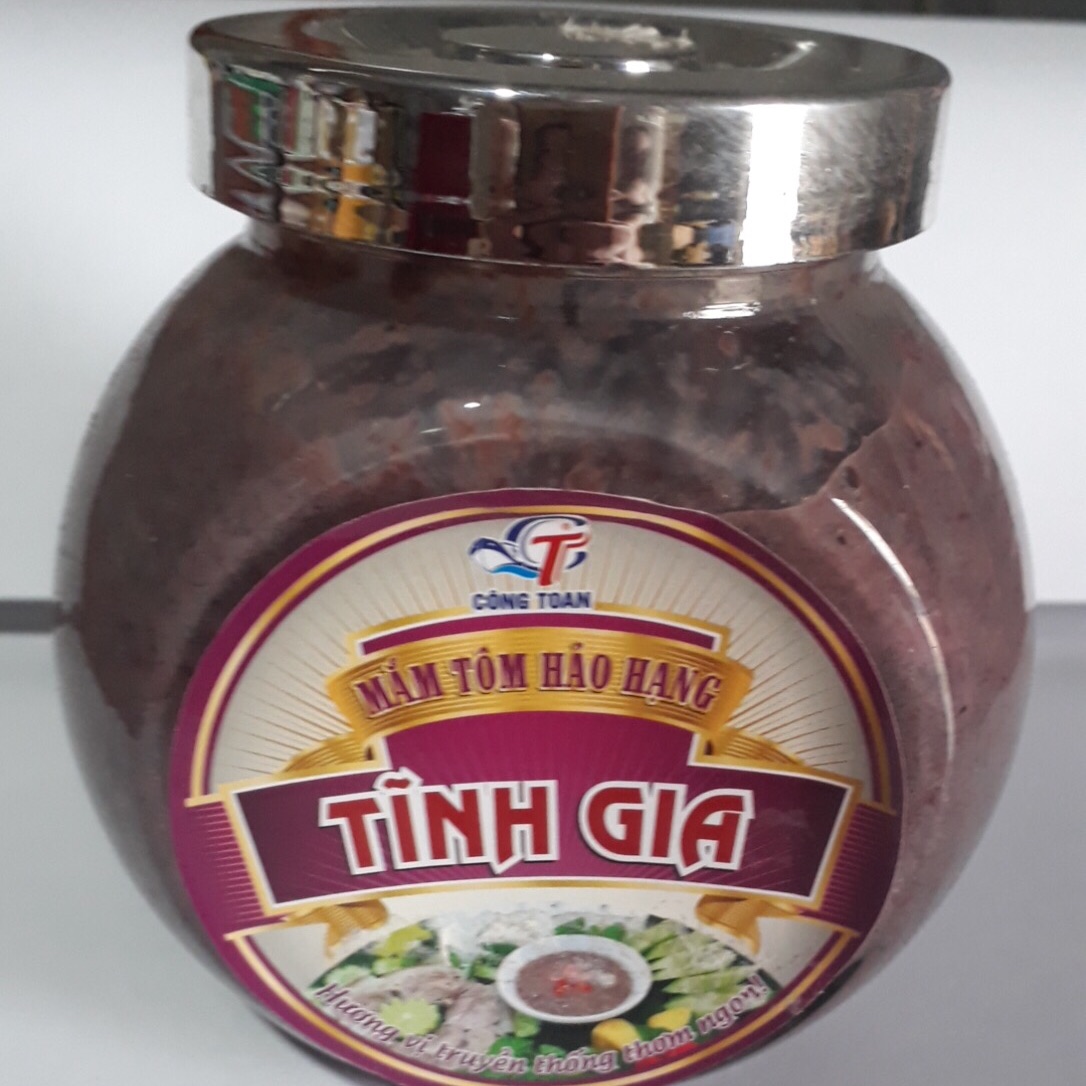 Mắm tôm hảo hạng tĩnh gia - lọ thủy tinh 500g