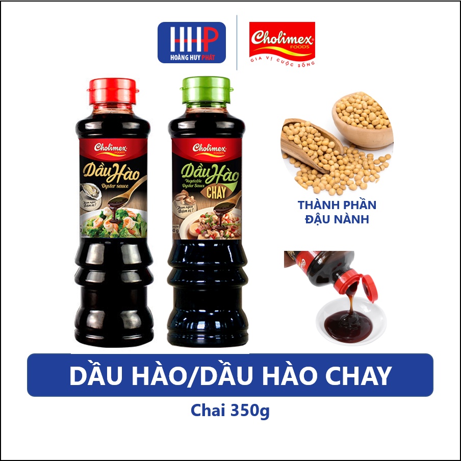 Date mới nhất -Cholimex Dầu hào / Dầu hào Chay chai 350g
