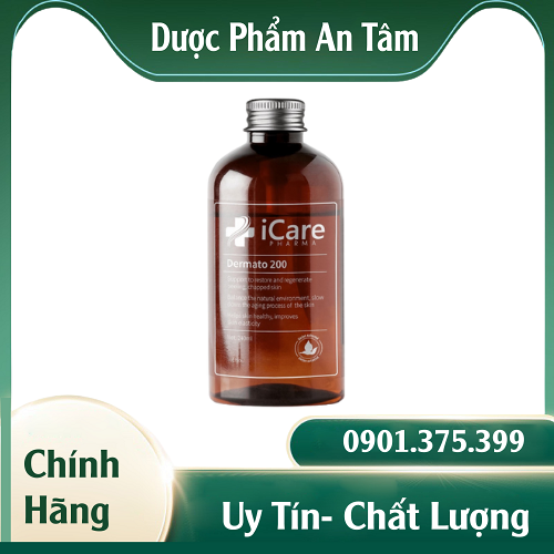 [Chính Hãng] Sản Phẩm Dermato 200|Thương Hiệu iCare Pharma Với Chiết Xuất Dược Liệu | Hỗ Trợ Phục Hồ