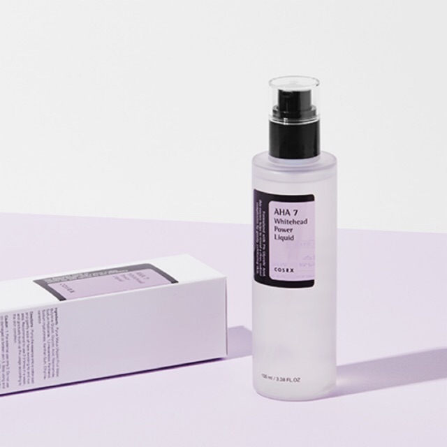 Tẩy tế bào hóa học xóa mụn ẩn làm trắng da giảm nhăn cosrx aha 7 whitehead power liquid 100ml