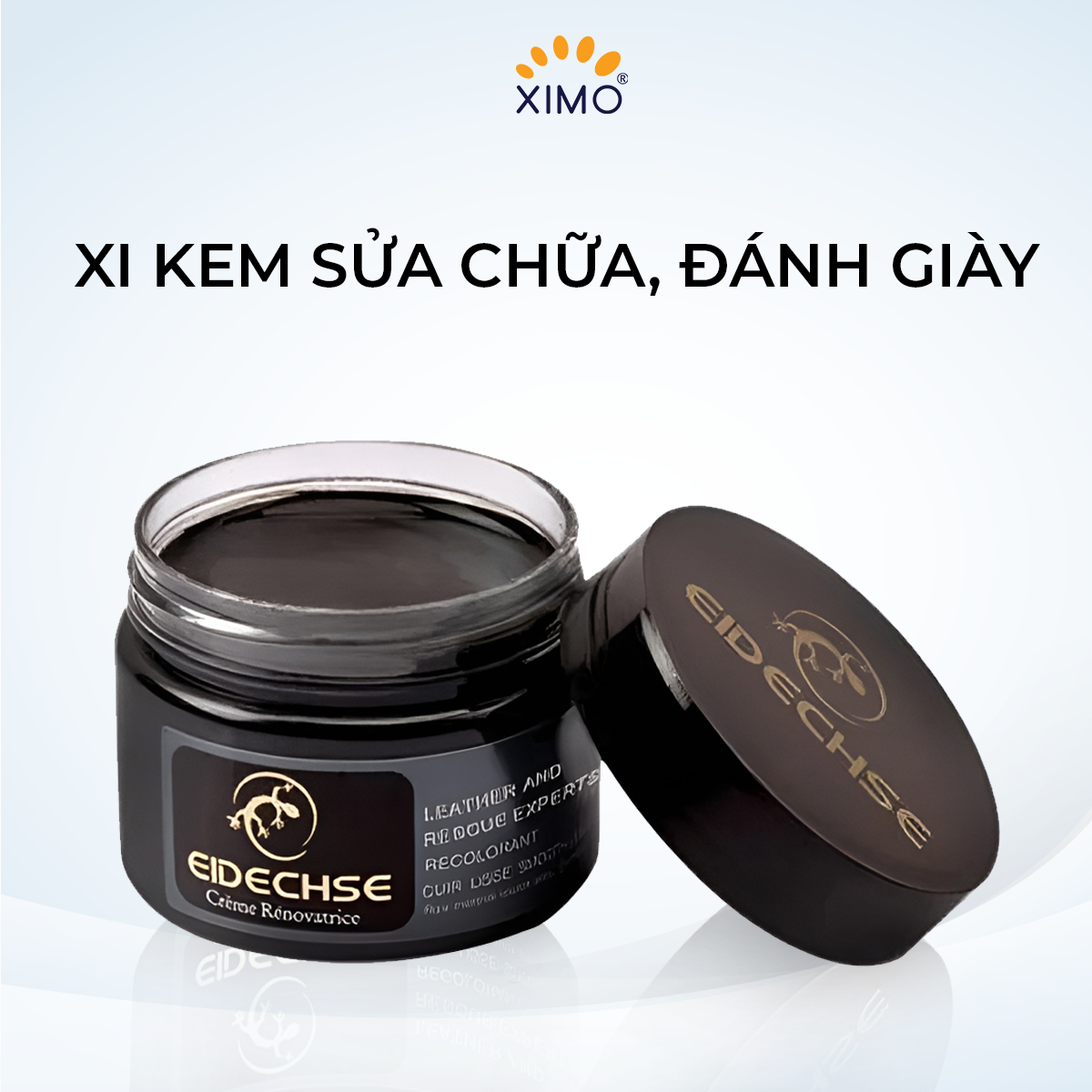 Xi kem chuyên sửa chữa đồ da bị vết trầy xước, bong tróc giày, túi ví, áo, ghế da EIDECHSE 50ml XDG08