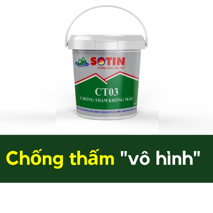[HCM]Chống thấm thẩm thấu cho tường sàn - Trong suốt vô hình