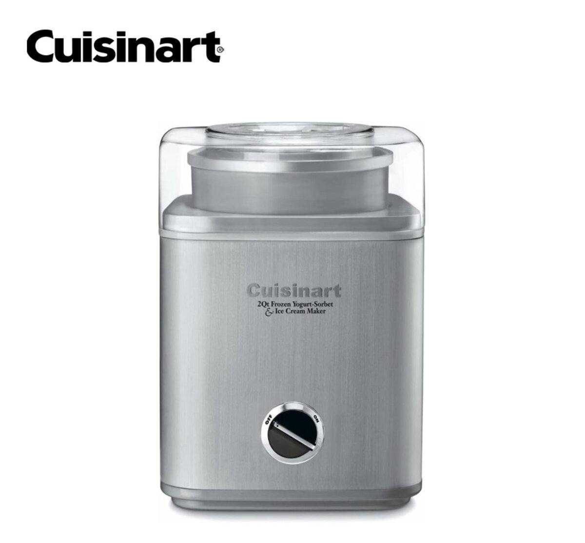 Máy làm kem sữa chua Cuisinart ICE-30BCHK, 2 lít, 25W, gia đình, chính hãng
