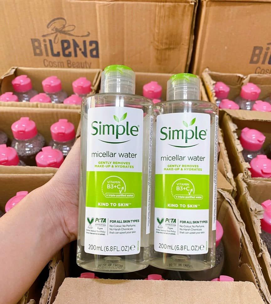 Nước tẩy trang simple dành cho da nhạy cảm 200ml
