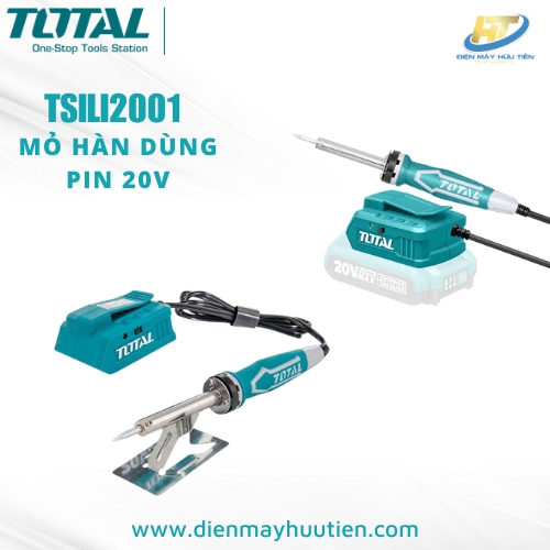 Mỏ hàn dùng pin 20v total tsili2001