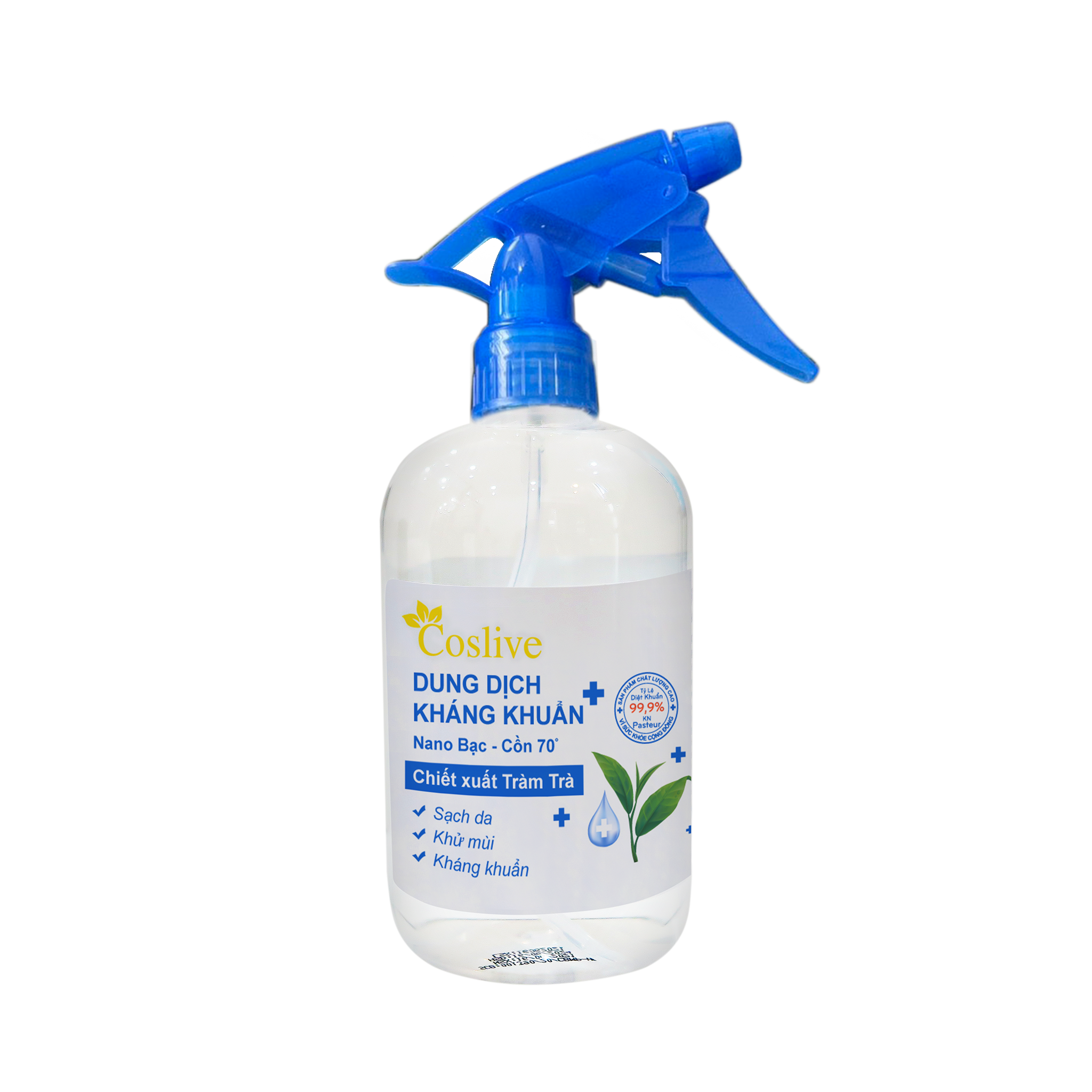 Dung dịch kháng khuẩn tràm trà cồn 70 1000ml coslive
