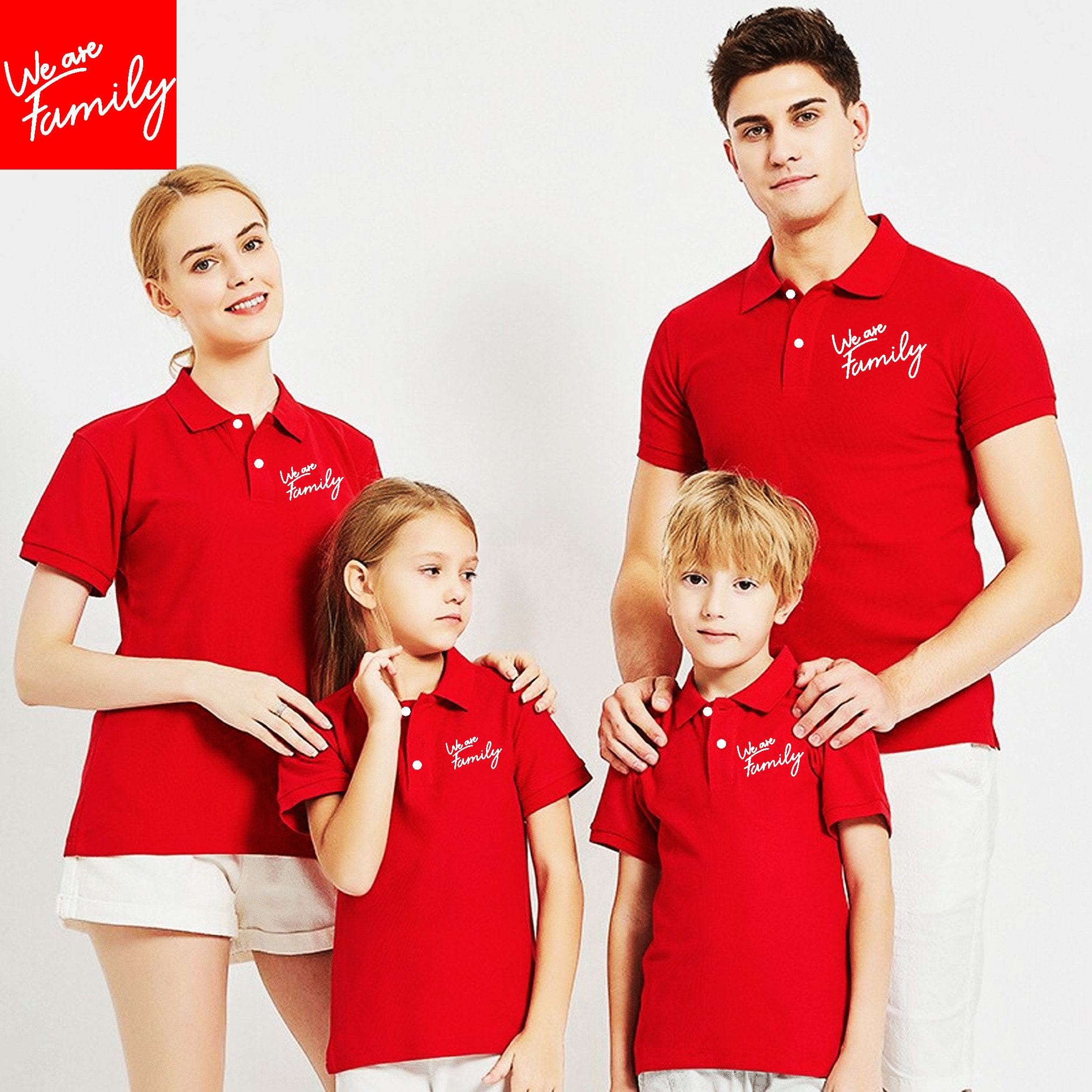 Áo Thun Gia Đình Có Cổ Đủ Size - We Are Family | Lazada.Vn