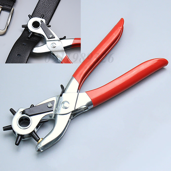 Kìm bấm lỗ dây nịt - Kềm bấm lỗ khuy giấy quần áo giày dép