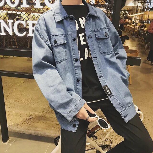 Áo khoác jeans nam nữ thời trang thu đông siêu chất - ms276