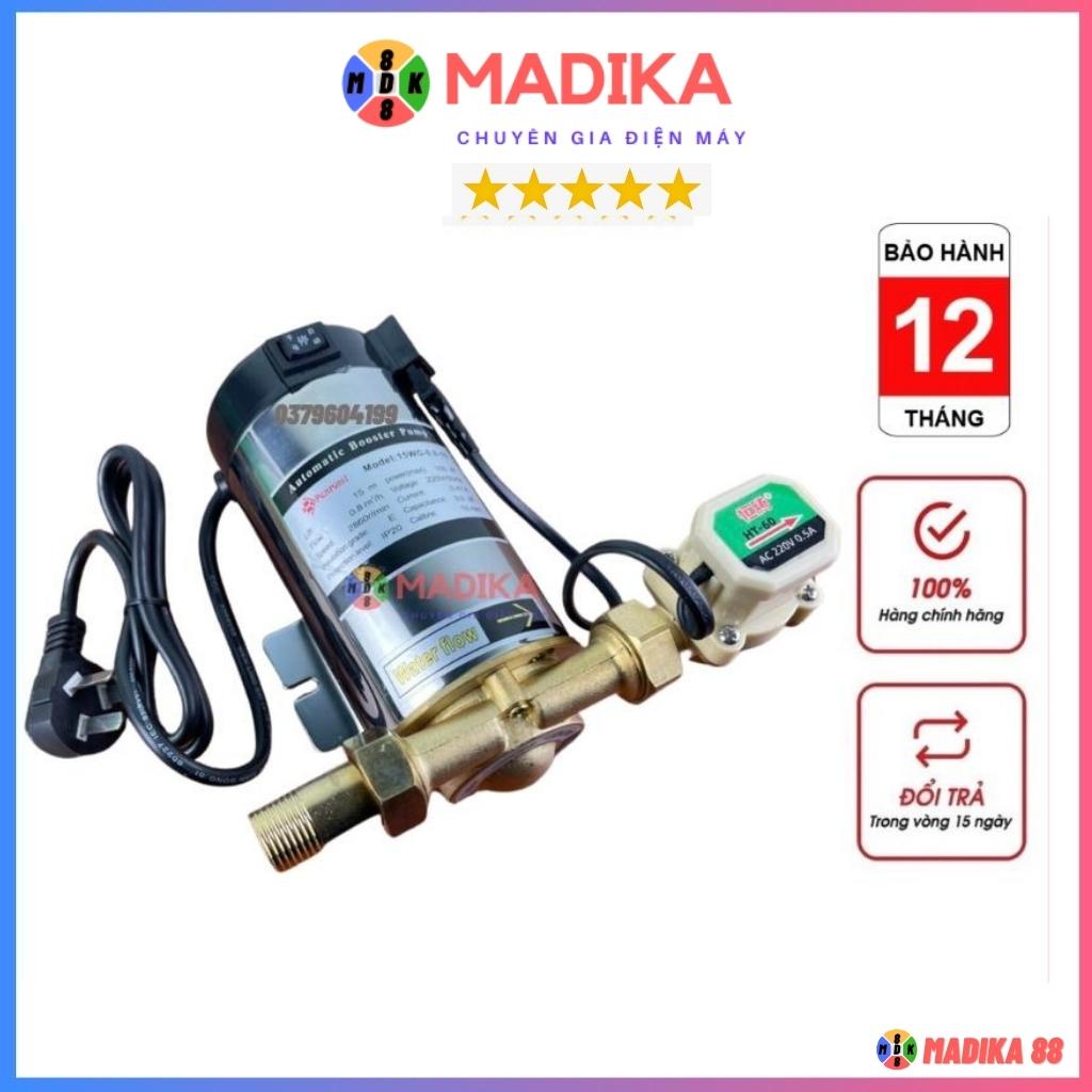 Máy bơm tăng áp Penronil 100W, dây đồng, tăng áp vòi sen, tăng áp máy giặt, bình nóng lạnh, có role tự ngắt