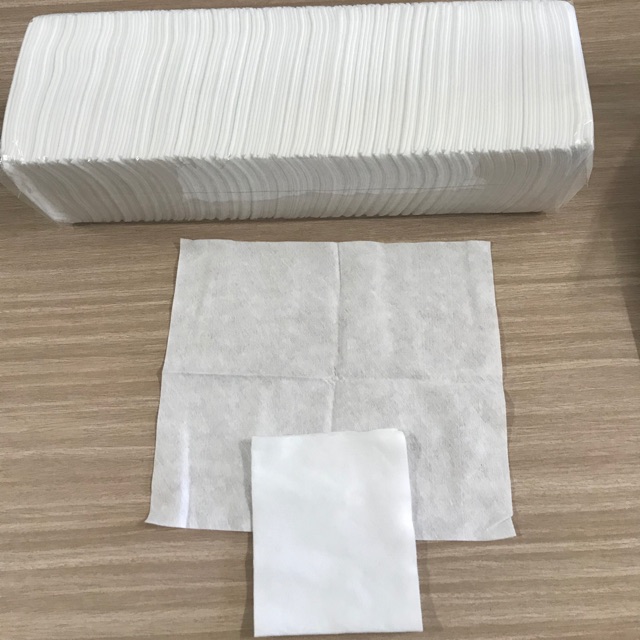 [HCM]Giấy lau mặt thẩm mỹ cho spa bịch 200 miếng