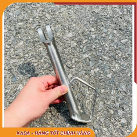 Chống Nghiêng Inox Đúc Trắng Dùng Cho xe Exciter/ Future/ Vario / Airbalde / Winner X / Dream / Wave