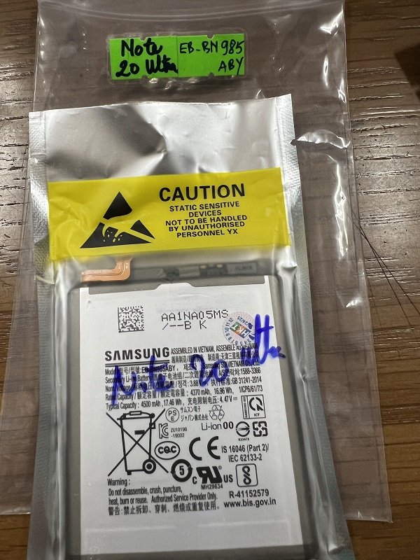 Pin điện thoại samsung note 20 ultra eb-bn985aby