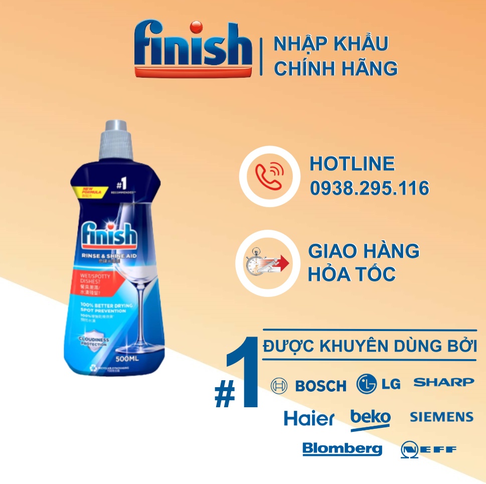 Nước làm bóng Finish chai 500 ml