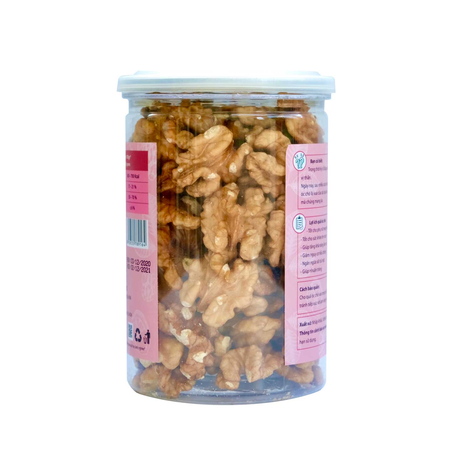 500g nhân óc chó sạch mỹ california nhân vàng loại ngon chín