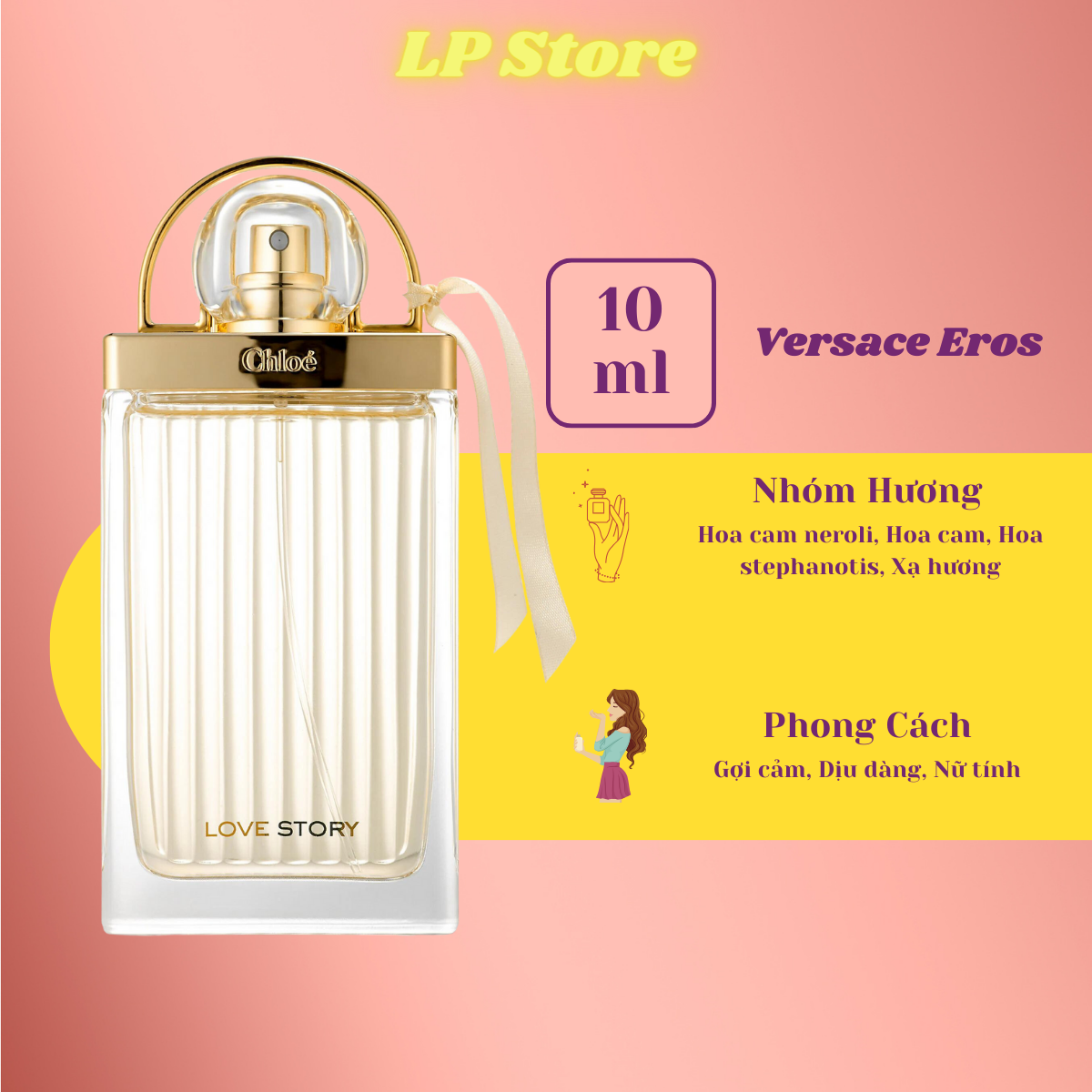 Mẫu nước hoa nữ Chloe Love Story 10ml