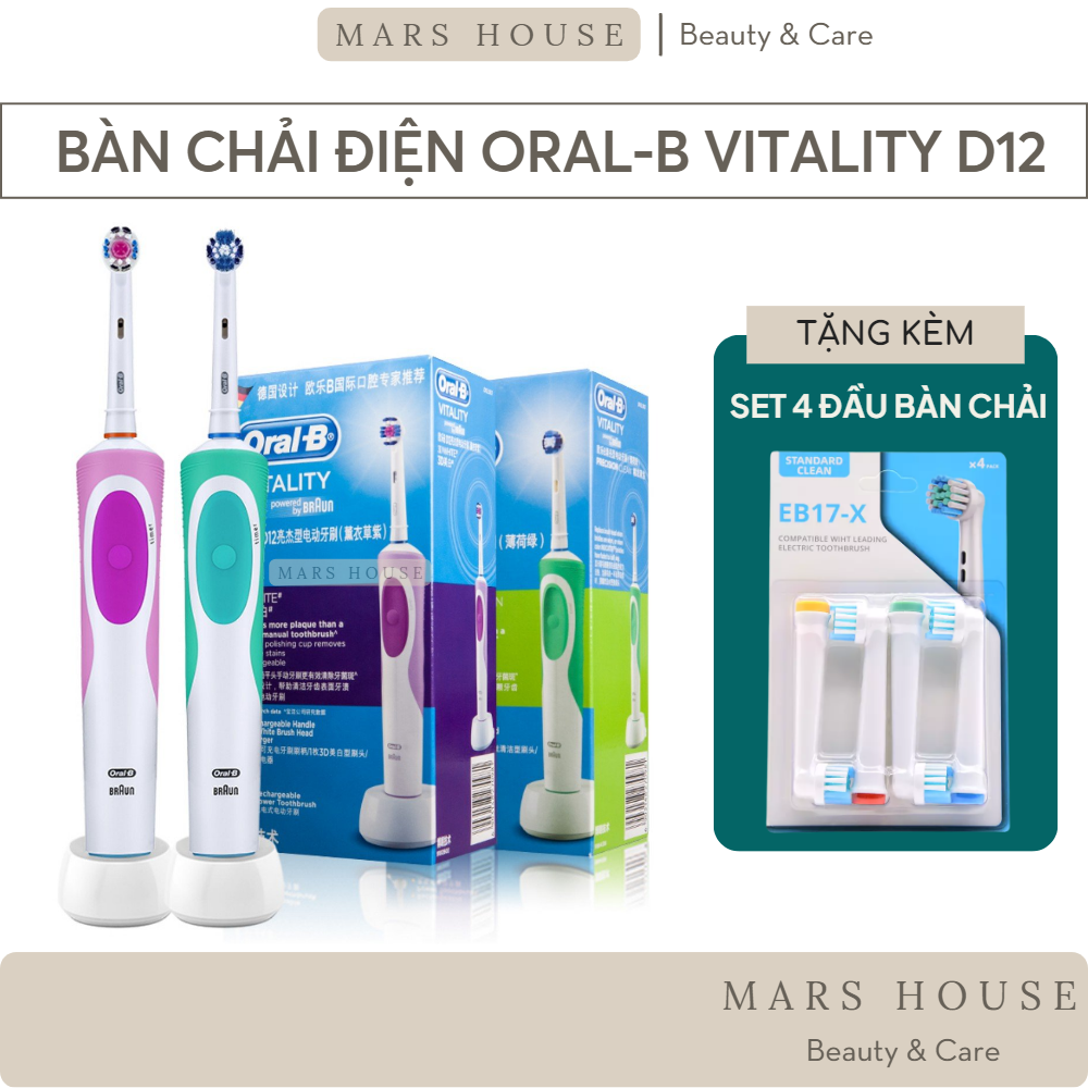 Bàn chải điện oral-b vitality d12 - hàng nội địa trung