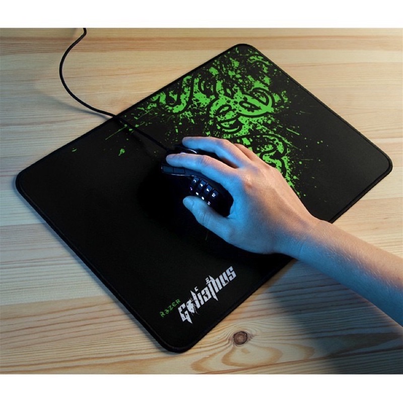 Lót chuột razer goliathus -  Lót chuột 25 * 30cm độ dày 3mm cao su tự nhiên, may viền chắc chắn