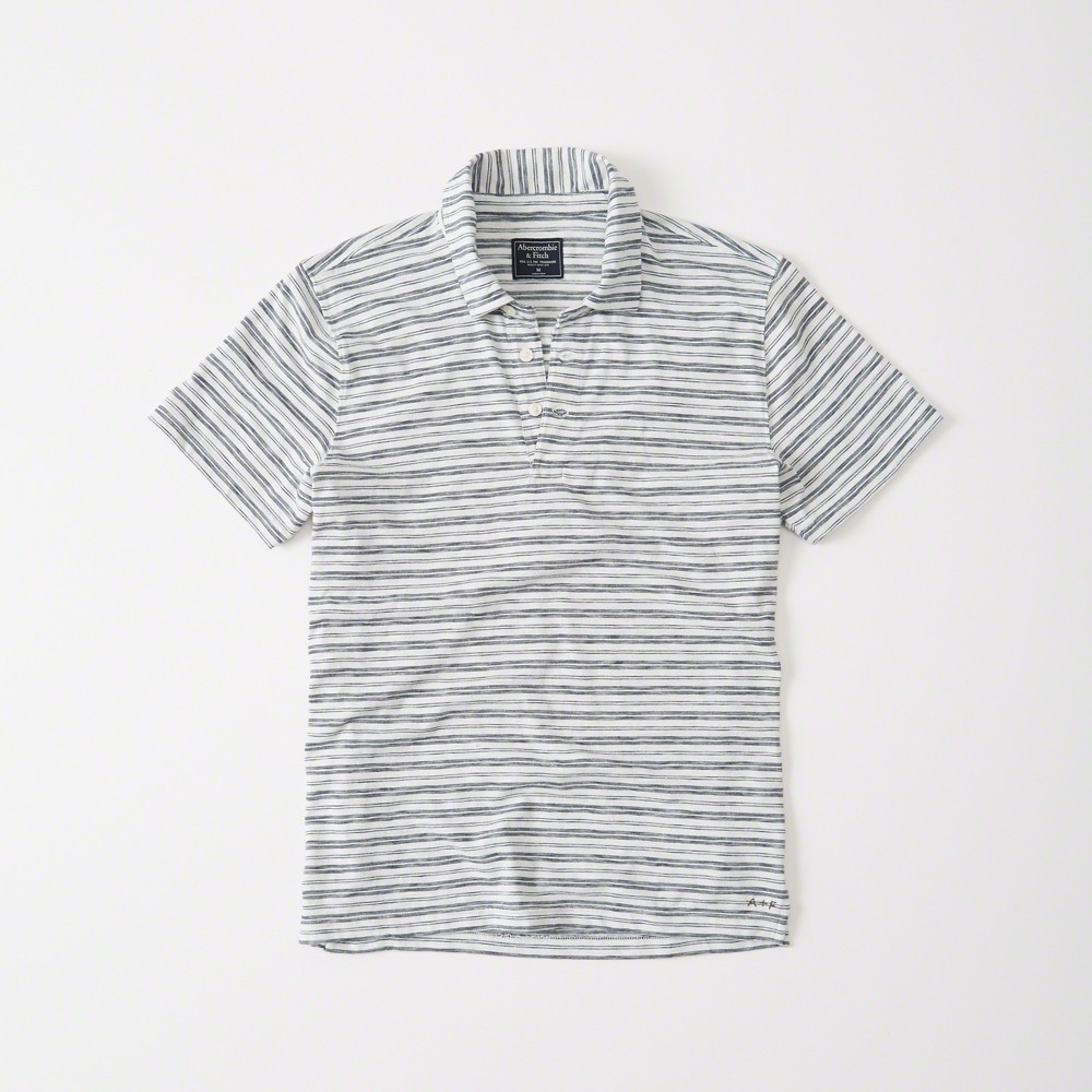 Áo thun polo abercrombie & fitch abr-us-po10 striped jersey polo