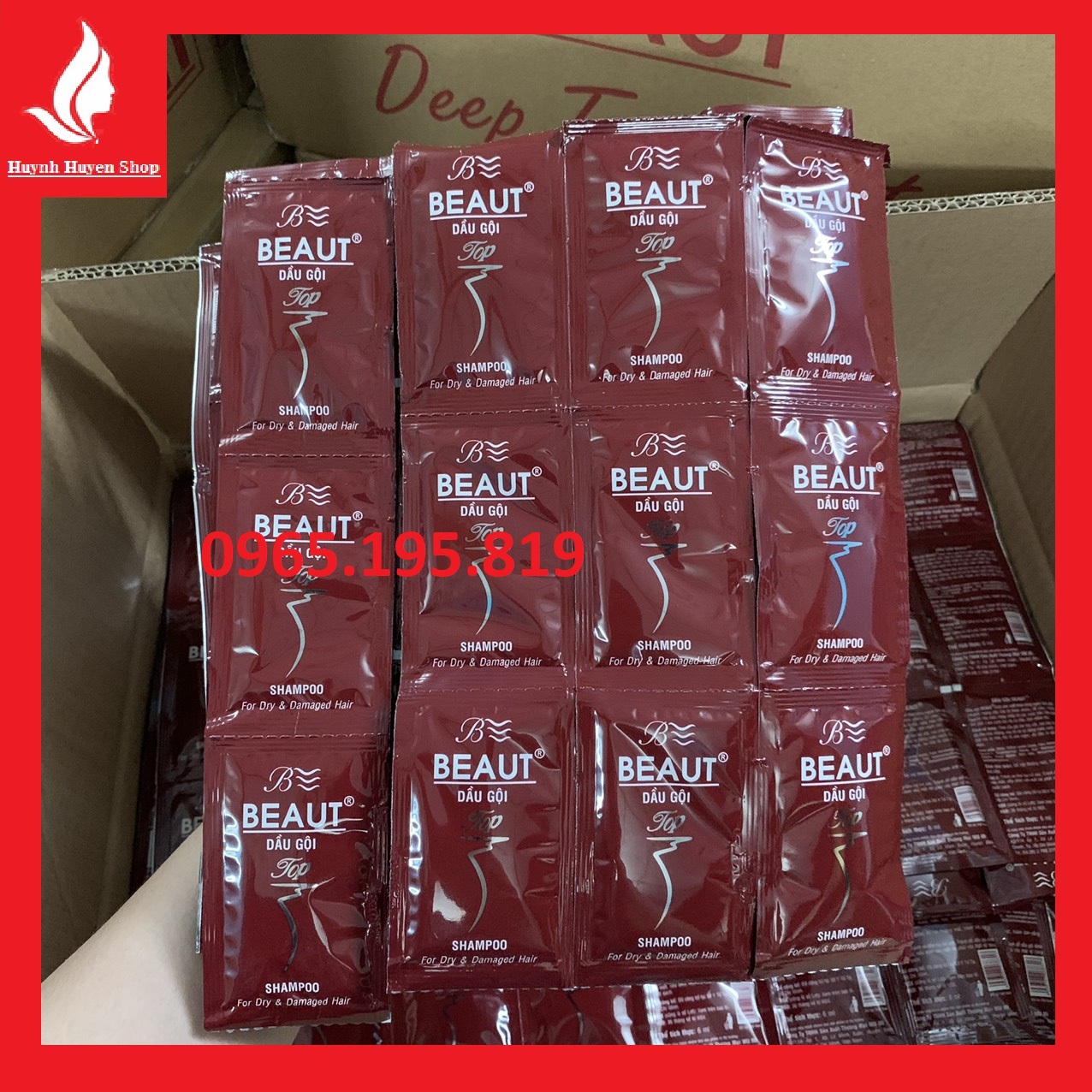 [combo 10 dây]  dầu gội beaut top cao cấp mẫu mới nhất hương độc quyền từ Nhật Bản (dây 12 gói)