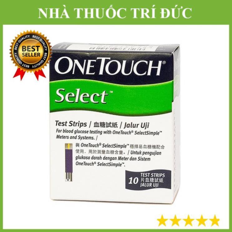 Que thử tiểu đường onetouch select hộp 10 que