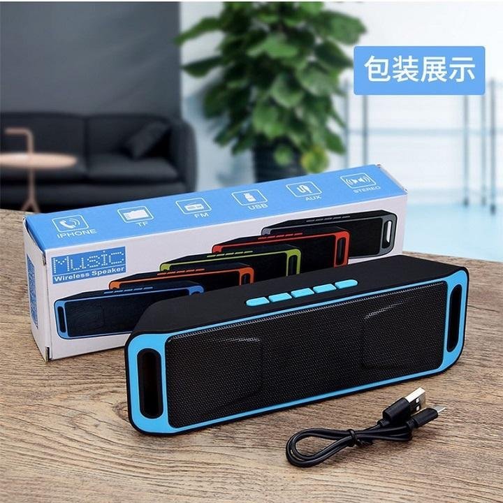 Loa bluetooth mini di động sc208 , âm thanh sống động bass cực mạnh