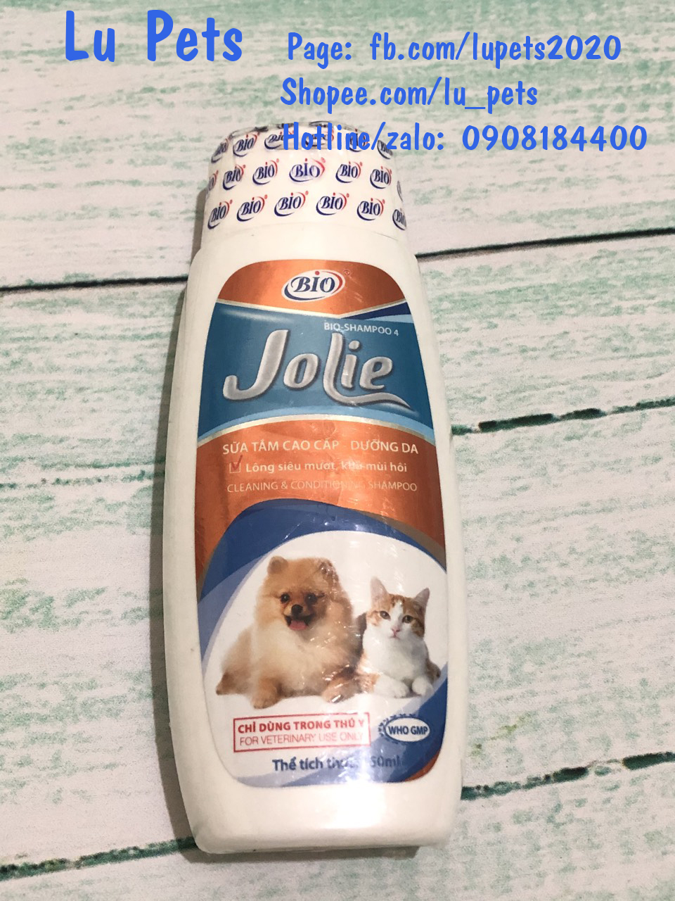 Sữa Tắm Siêu Mượt Lông Và Khử Mùi BIO JOLIE ( ảnh thật )