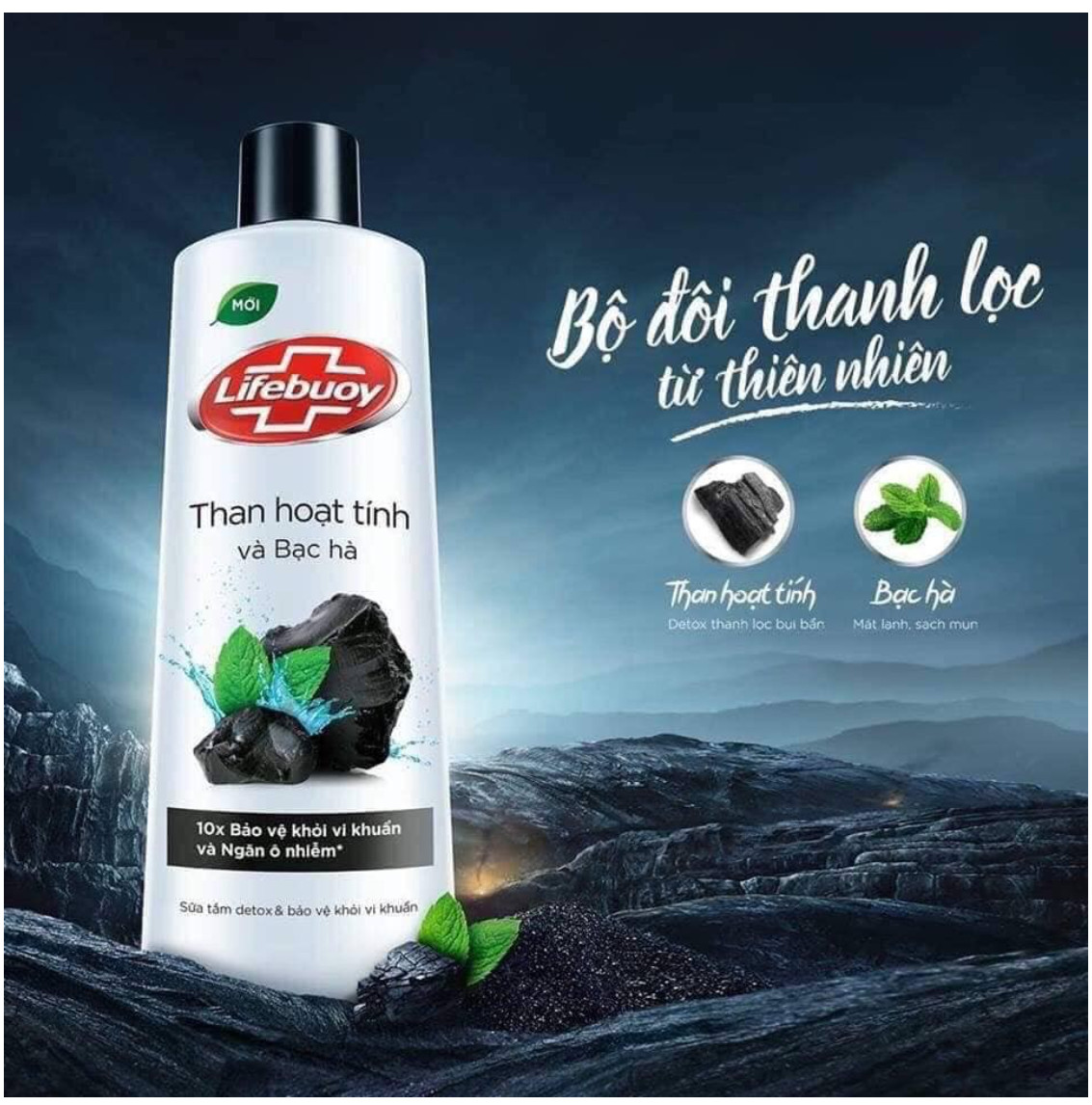 Sữa tắm detox Lifebouy 200g