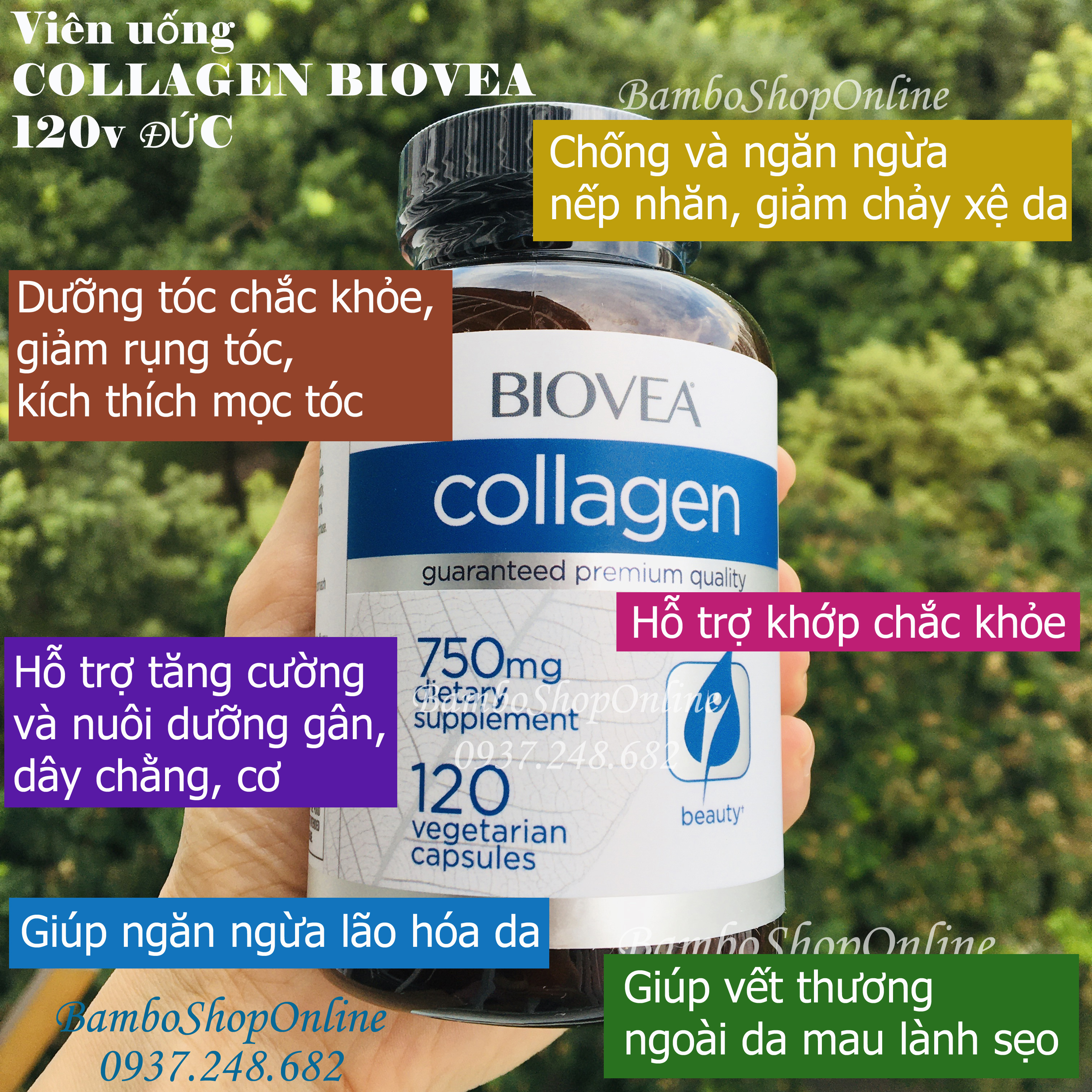 [HCM][Hàng Đức] Viên uống COLLAGEN BIOVEA ĐỨC