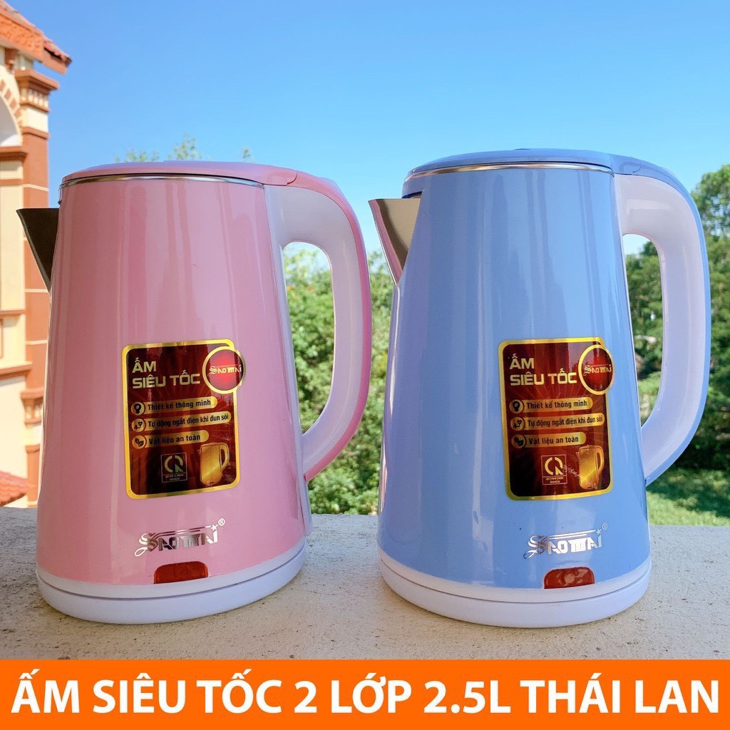 Ấm siêu tốc jiplai thái lan 2.5l cao cấp