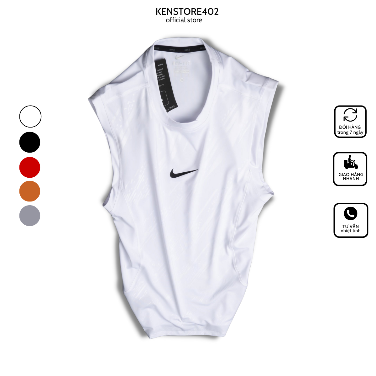 Áo thun ba lỗ thể thao nam A101 chất thun poly co giãn 4 chiều thoáng mát vải mịn không xù không nhão