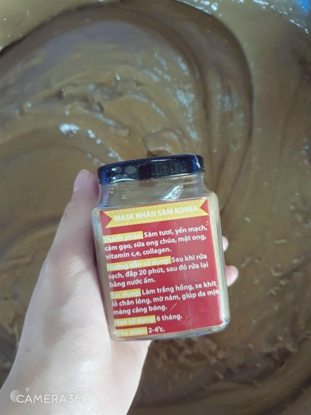Nạ Mask Sâm tươi