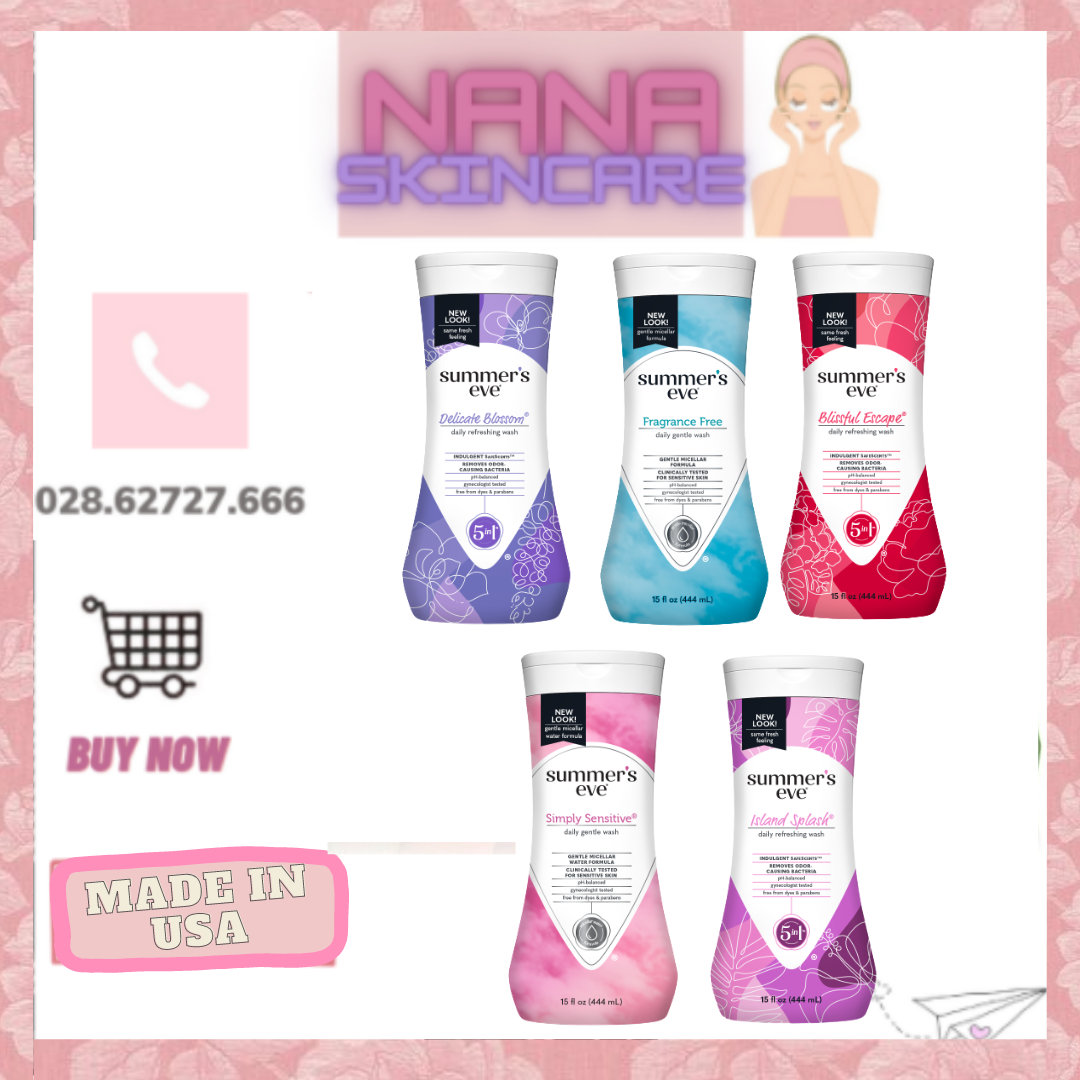 Dung Dịch Vệ Sinh Phụ Nữ Summer's Eve Cleansing Wash